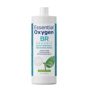 Essential Oxygen BR Certified Organic Brushing Rinse Natural Mouthwash 16 oz NEW